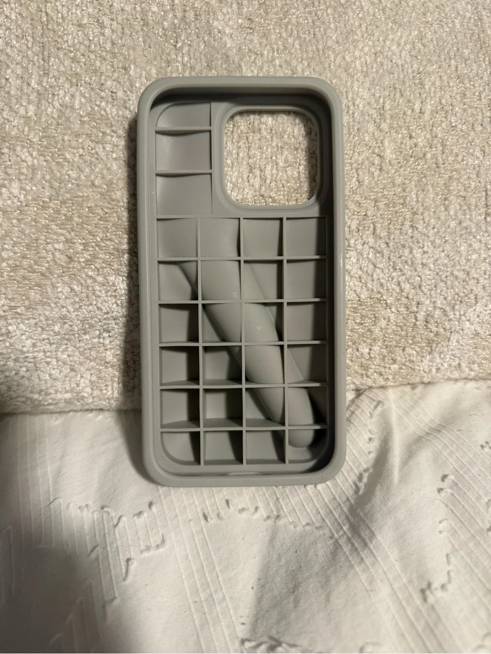 RHODE Silicone Phone Case in Light Gray for iPhone 15 Pro
